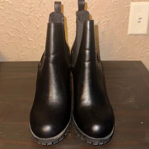 Black Soda boots. Size 10